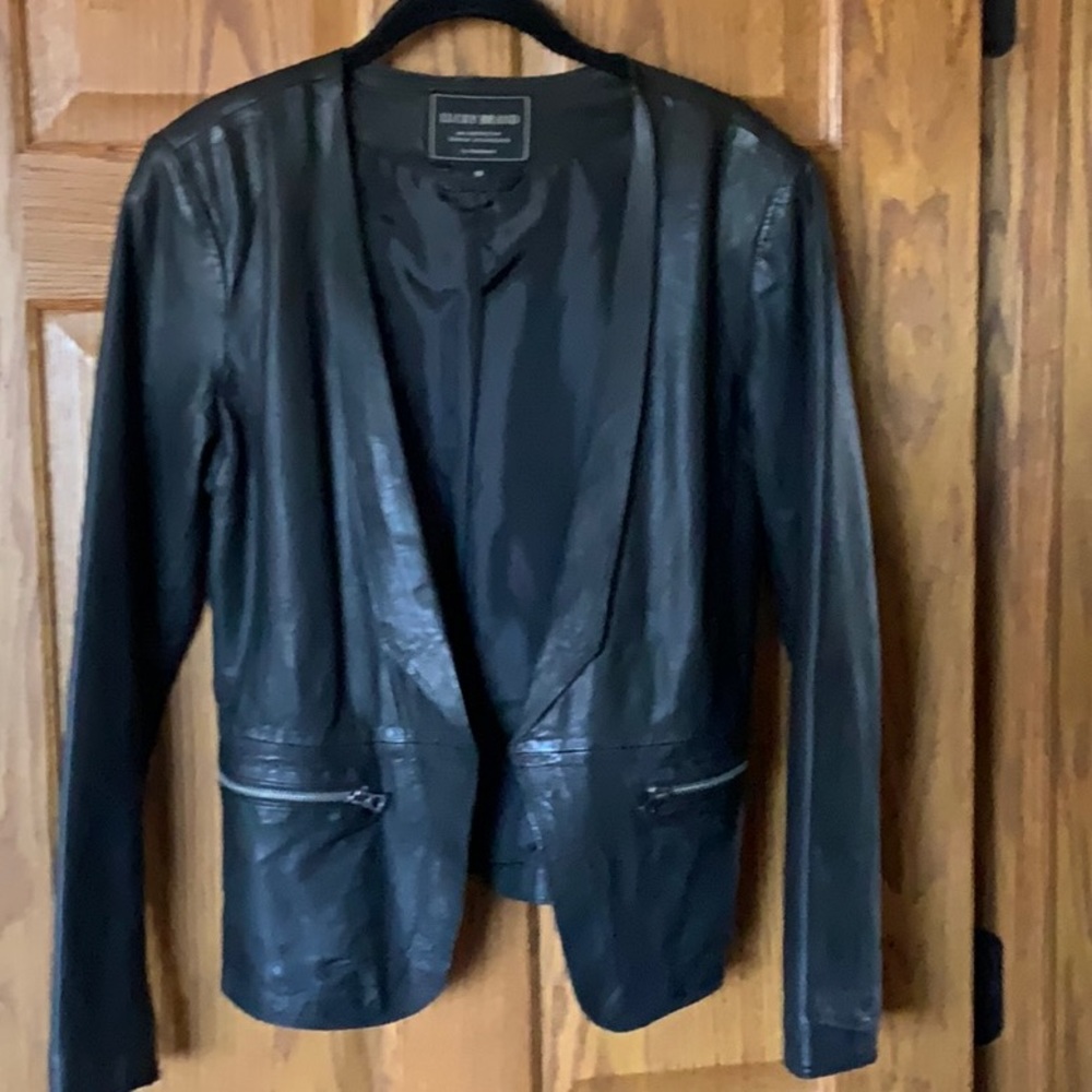 Lucky Brand lamb skin jacket